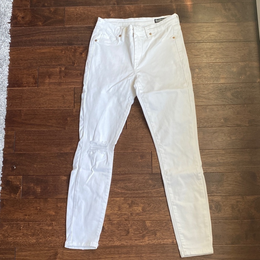 Blank NYC Women's Crisp White Skinny Jeans